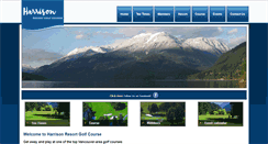 Desktop Screenshot of golfharrison.com